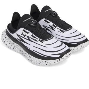 Under Armour SlipSpeed Mega AA 25 Black and White Shoes